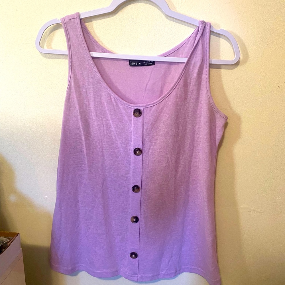 Purple tank top